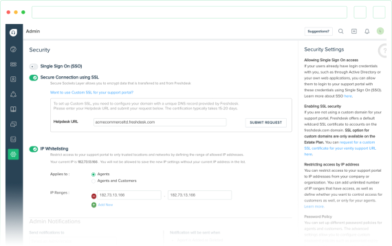 Freshdesk unifies all your information