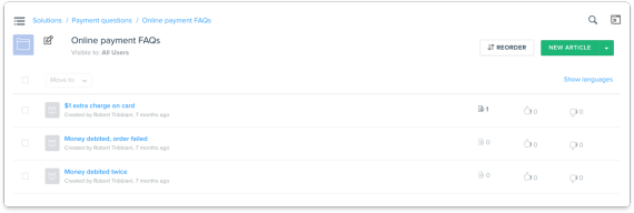 Knowledge base repository