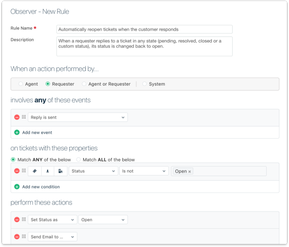 respond quickly to important events