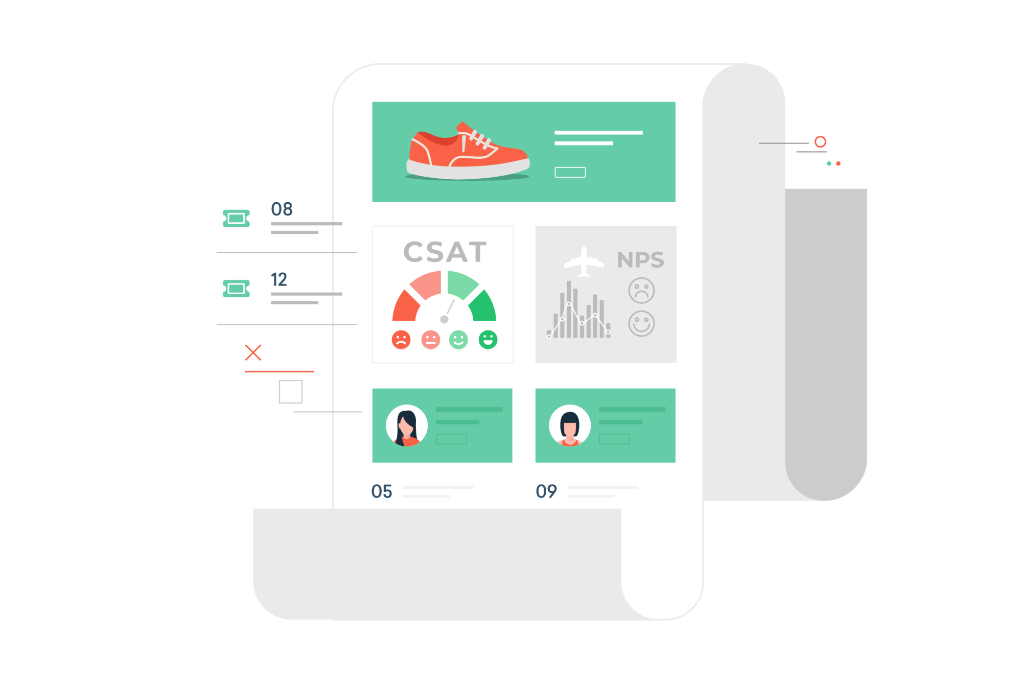 customer service reports and analytics for retail and ecommerce
