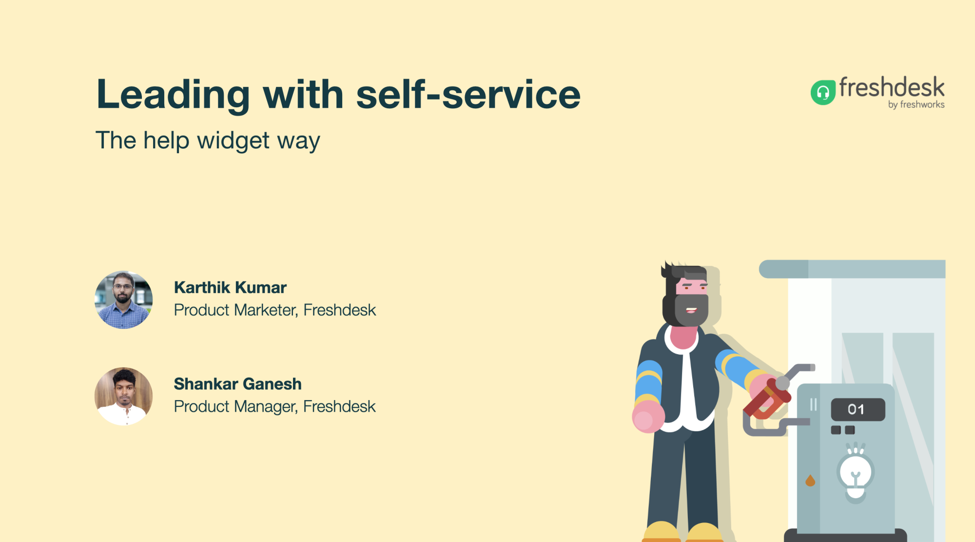 Leading with self-service: the help widget way