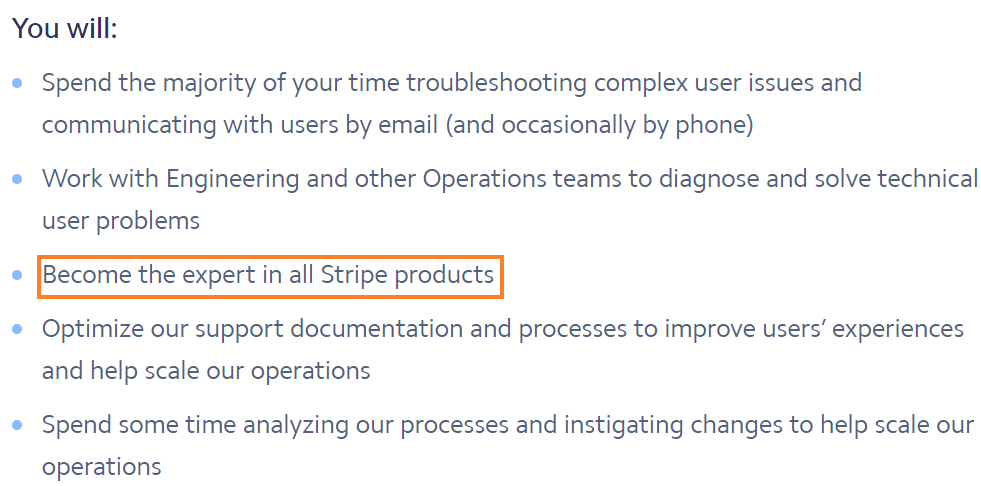 Support specialist job description