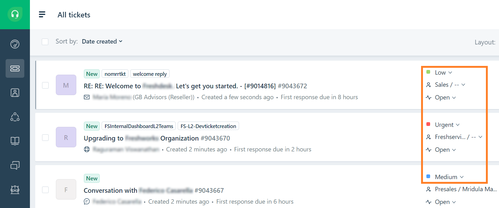 Priority-based automated assignment in Freshdesk