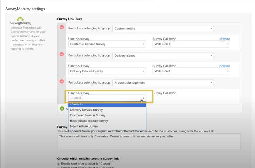 Encuestas personalizadas