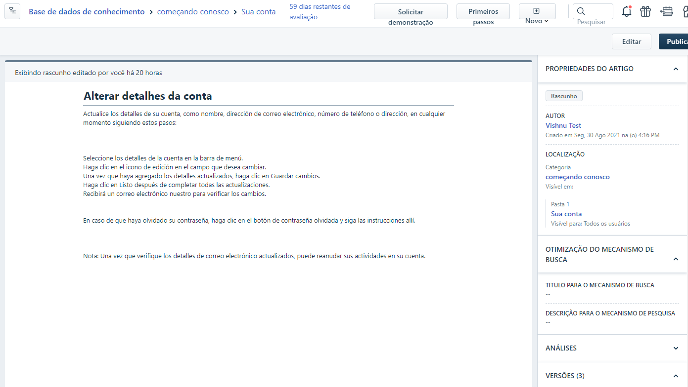 Advanced knowledge base