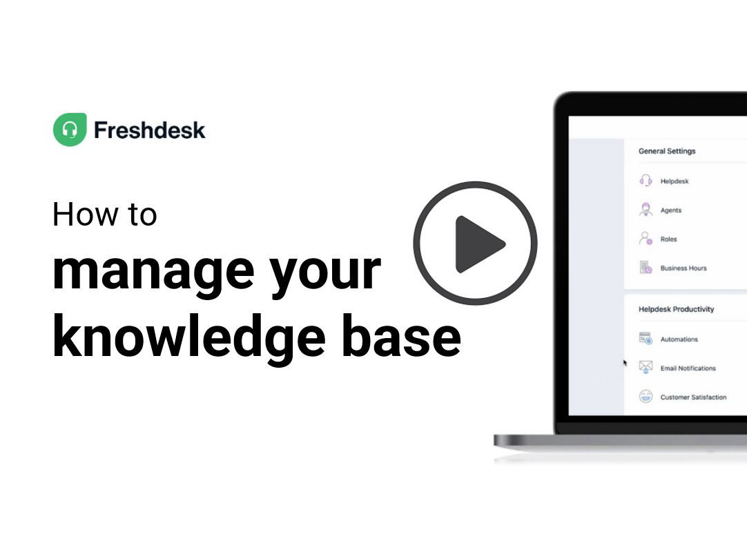 Knowledge Base Definition & Benefits Freshdesk