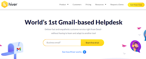 hiver gmail based helpdesk full
